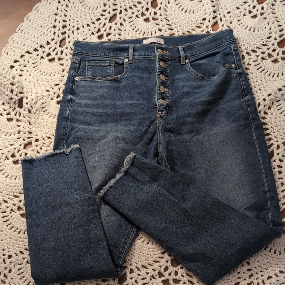 Loft Women's  Button Fly Jeans